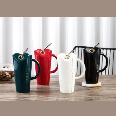 Coffee Mug with Straw