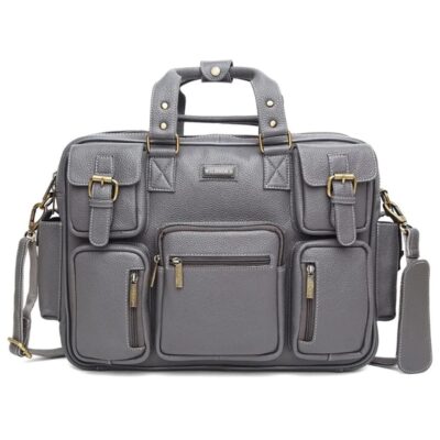 WILDHORN Leather Briefcase for Men Laptop Bag and Messenger Bag