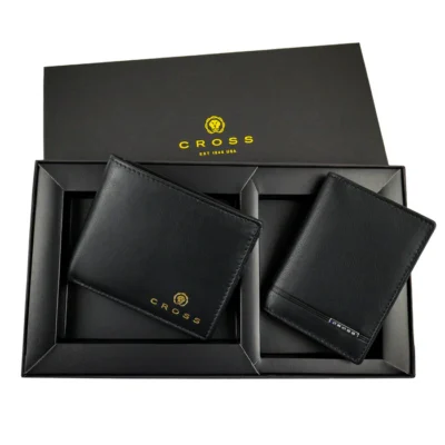 CROSS Wallet & Card Holder Combo Gift Set
