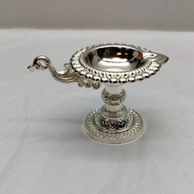 german silver diya